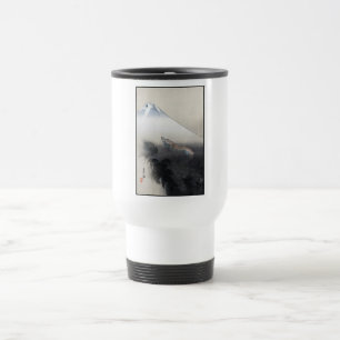 Taza De Viaje Ryu Shoten: Dragón Ascendente sobre Fuji, Japón