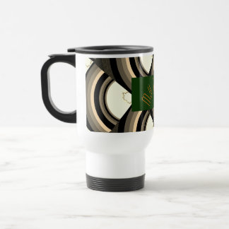 Taza De Viaje RZ-Felicidad con tu amado, negro, marrón,