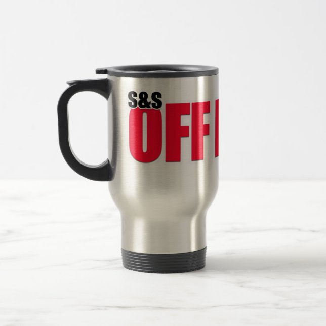 Taza De Viaje S&S Off Road Magazine Travel Mug (Izquierda)