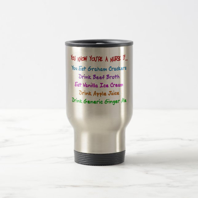 Taza De Viaje Sabes que eres enfermera si... (Centro)