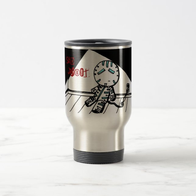 Taza De Viaje Sad Robot Travel Mug (Centro)