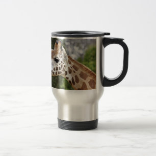Taza De Viaje Safari África Mod Chic Elegante Destino Jirafa