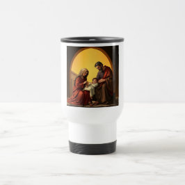 Taza De Viaje Sagrada Familia, Niño Jesús María y Joseph Travel 