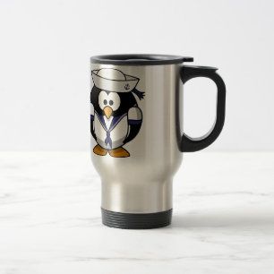 Taza De Viaje Sailor Penguin