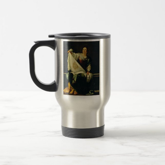 Taza De Viaje Saint Veronica por Bernardo Strozzi (Izquierda)