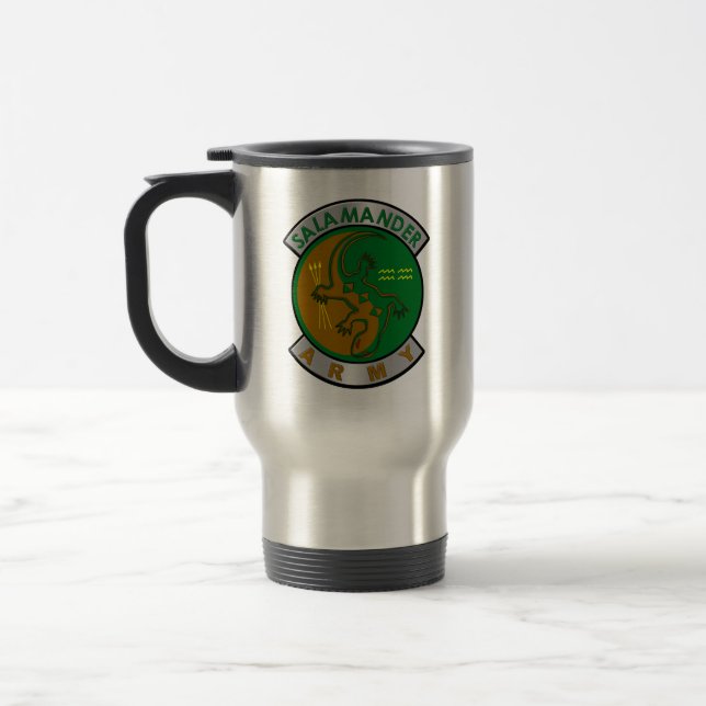 Taza De Viaje Salamander Army Travel Mug (Izquierda)