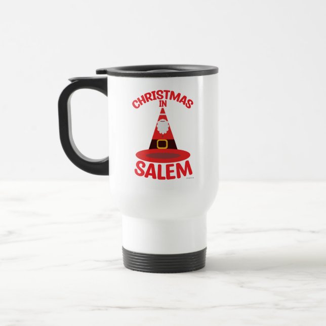 Taza De Viaje Salem Navidades New England Holiday Santa Witch Tr (Izquierda)