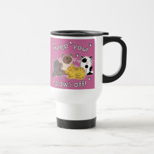 Taza De Viaje ¡Salgan las garras! (Gatos)