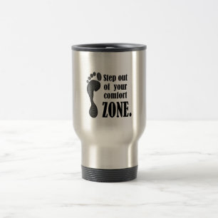 Taza De Viaje salir de su zona de confort