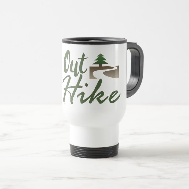Taza De Viaje Salir Y Senderismo (Anverso derecho)