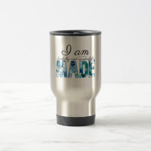 Taza De Viaje Salmo 139:14 Hecho con Miedo y Maravillosa