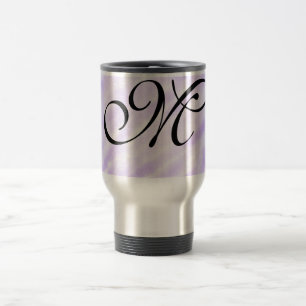 Taza De Viaje salpicaduras de acuarela morada sencilla pastel ag