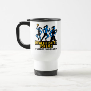 Taza De Viaje Salud y Fuerza: Ganado a través de la acción