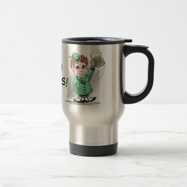Taza De Viaje ¡Saludos irlandeses! Mugre de viaje (Derecha)