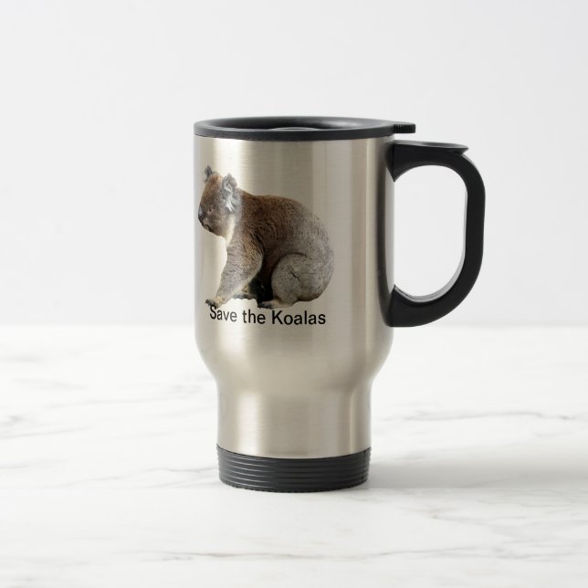 Taza De Viaje Salven a los Koalas (Derecha)
