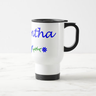 Taza De Viaje Samantha (mariposa azul)