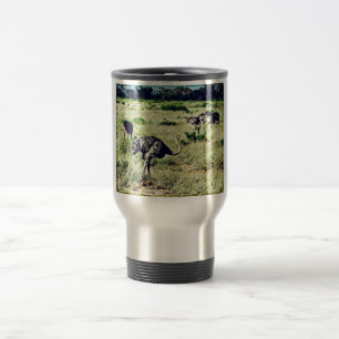 Taza De Viaje Samburu Ostriches