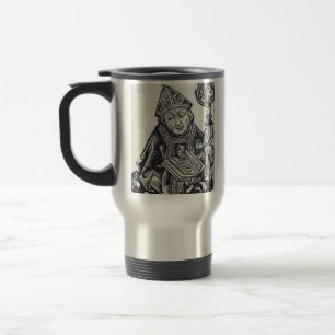 Taza De Viaje San Amandus Fundador y Misionero Arte
