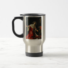 Taza De Viaje San Casimiro Jagiellón - Santo Patrón de Polonia