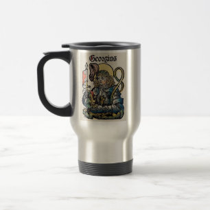 Taza De Viaje San Jorge de la Crónica de Núremberg