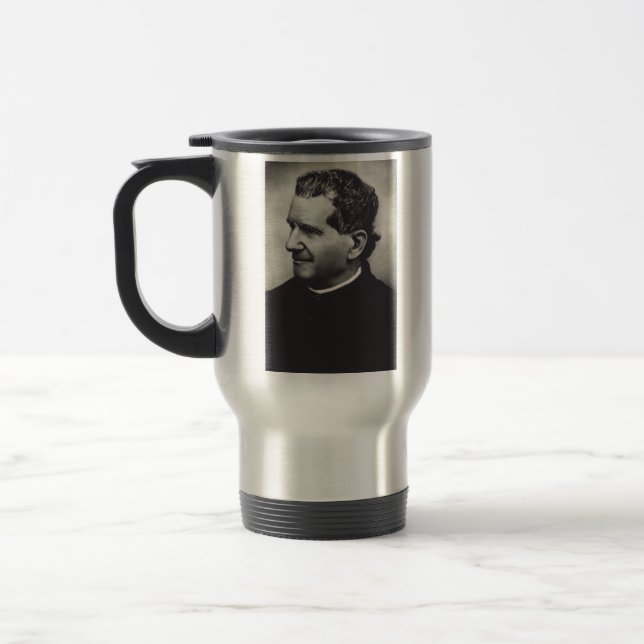 Taza De Viaje San Juan Bosco Padre y Maestro de la Juventud (Izquierda)