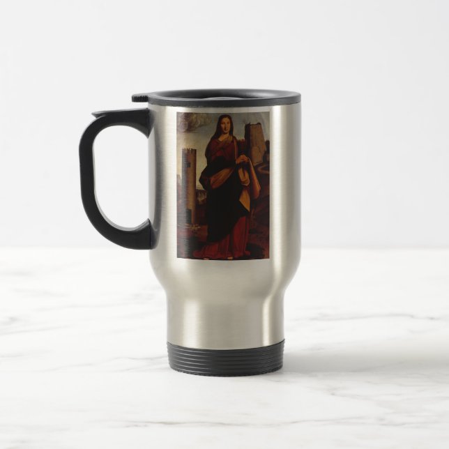 Taza De Viaje Santa Bárbara por Giovanni Antonio Boltraffio (Izquierda)