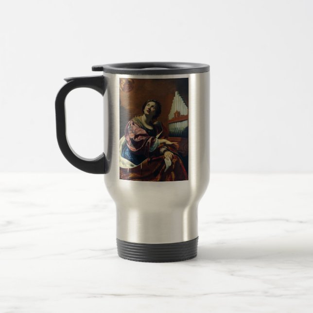 Taza De Viaje Santa Cecilia por Simon Vouet (Izquierda)