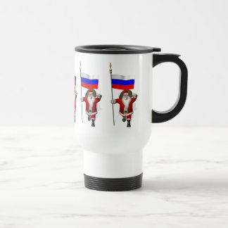 Taza De Viaje Santa Claus con el fin de Rusia
