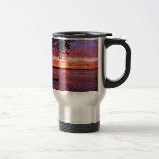 Taza De Viaje Santa Cruz, salida del sol del CA