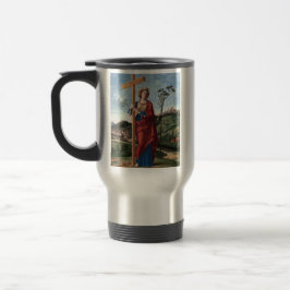 Taza De Viaje Santa Elena con la Vera Cruz Arte Sagrado