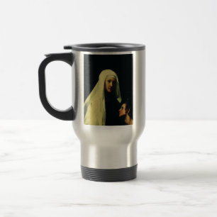 Taza De Viaje Santa Francesca de Roma Ángel de la Guarda Arte Fi