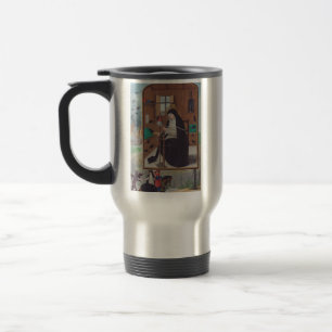 Taza De Viaje Santa Gertrudis de Helfta por Simon Bening