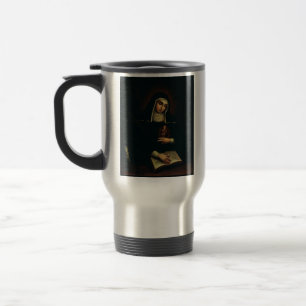 Taza De Viaje Santa Gertrudis la Grande benedictina alemana
