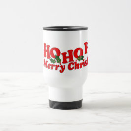 Taza De Viaje Santa "Ho Ho Ho Ho Ho Feliz Navidad"