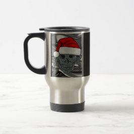 Taza De Viaje Santa Skeleton