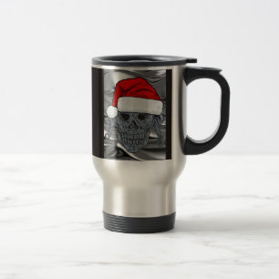 Taza De Viaje Santa Skeleton