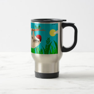 Taza De Viaje santa sloth