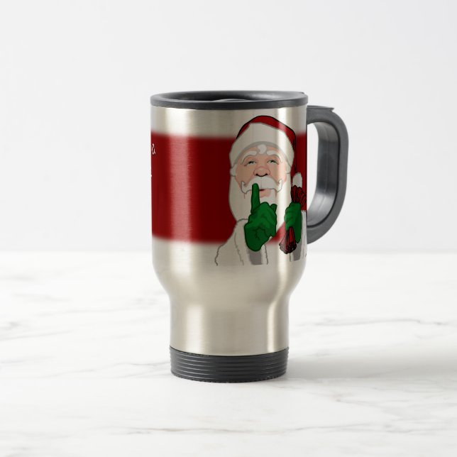 Taza De Viaje Santa Travel Mug Coffee Cup (Anverso derecho)