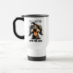 Taza De Viaje Sarcasmo de perros más salvavidas