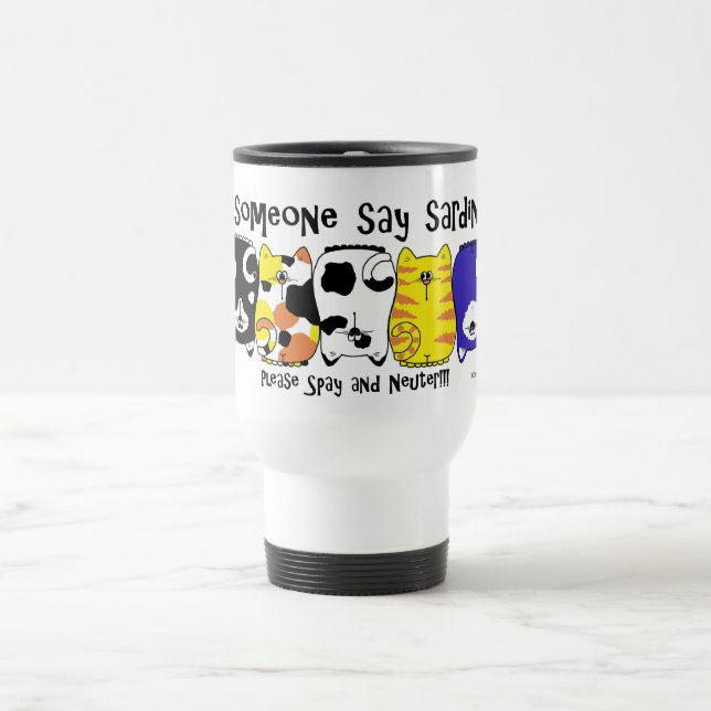Taza De Viaje Sardine Cats (Centro)