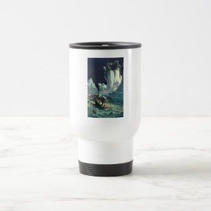 Taza De Viaje Sargazo Mar Grim Reaper y Hundimiento de Titanic