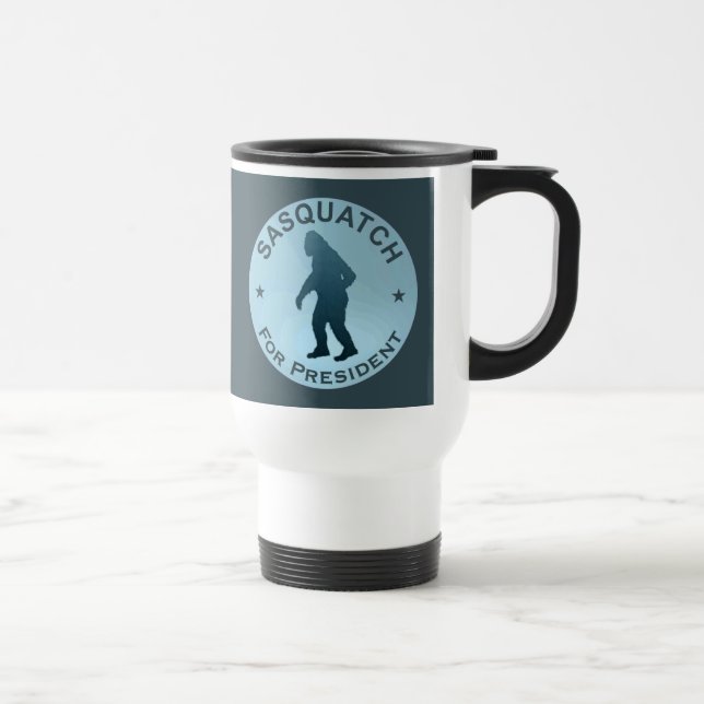 Taza De Viaje Sasquatch Para Presidente (Derecha)