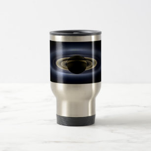 Taza De Viaje Saturno eclipsó el sol por el orbitador de Cassini