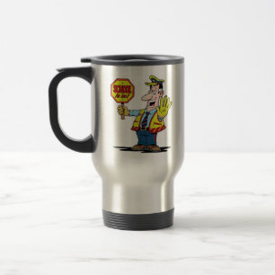 Taza De Viaje School Crossing Guard Mug