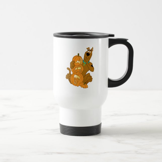 Taza De Viaje Scooby-Doo| Jack-O-Lantern de Halloween (Derecha)
