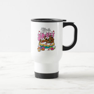 Taza De Viaje Scooby-Doo "La vida es dulce"