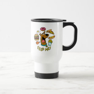 Taza De Viaje ¡Scooby-Doo me alimenta!