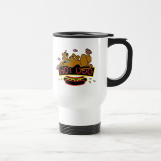 Taza De Viaje Scooby-Doo Rótulo de neón de perro caliente