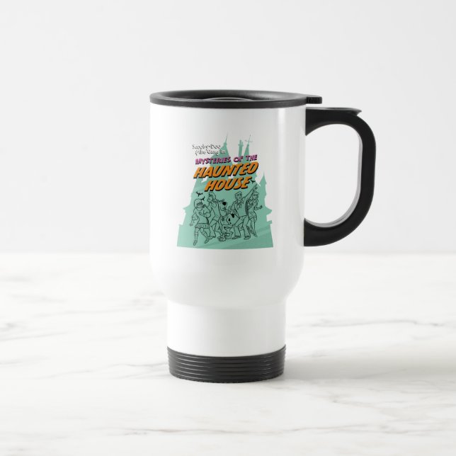Taza De Viaje Scooby-Doo y la pandilla "casa embrujada" (Derecha)