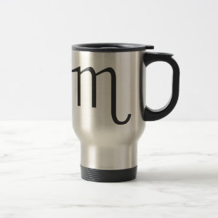 TAZA DE VIAJE SCORPIO, RÓTULO ZODIACAL
